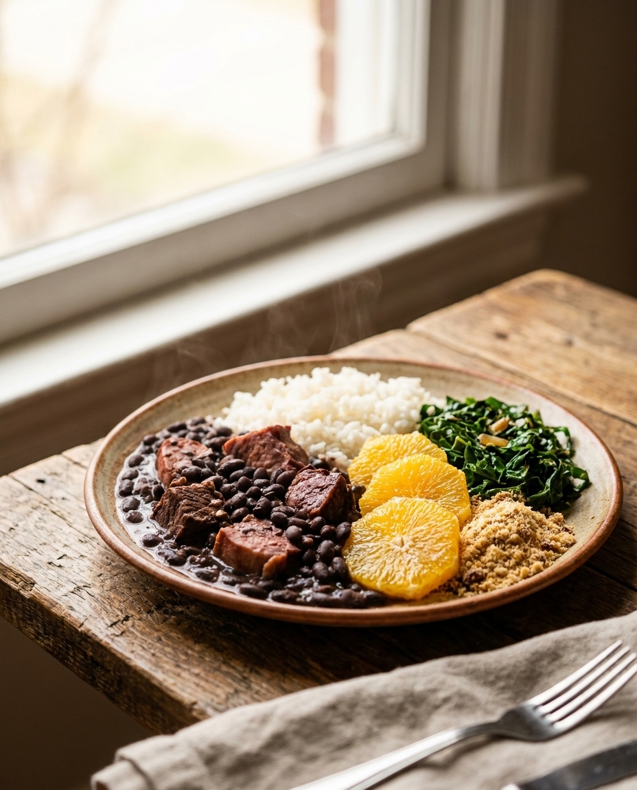 Prato de comida brasileira